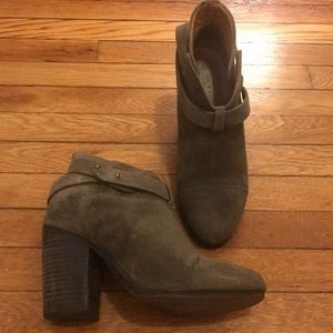 Rav and bone suede harrow bootie